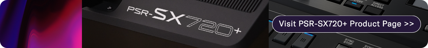 Banner de PSR-SX720+
