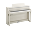 Diagonal side view of the Yamaha Clavinova CLP-875WB