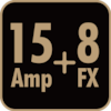 15 Guitar Amp Models + 8 Effects