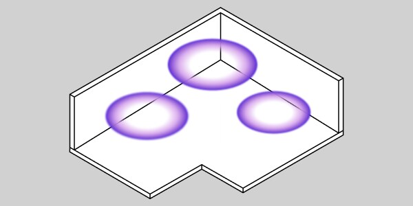 Espacio con 3 auras