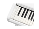 YDP-146_Blanco_teclado_izquierda