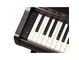 YDP-166_Palo de rosa oscuro_teclado_izquierda