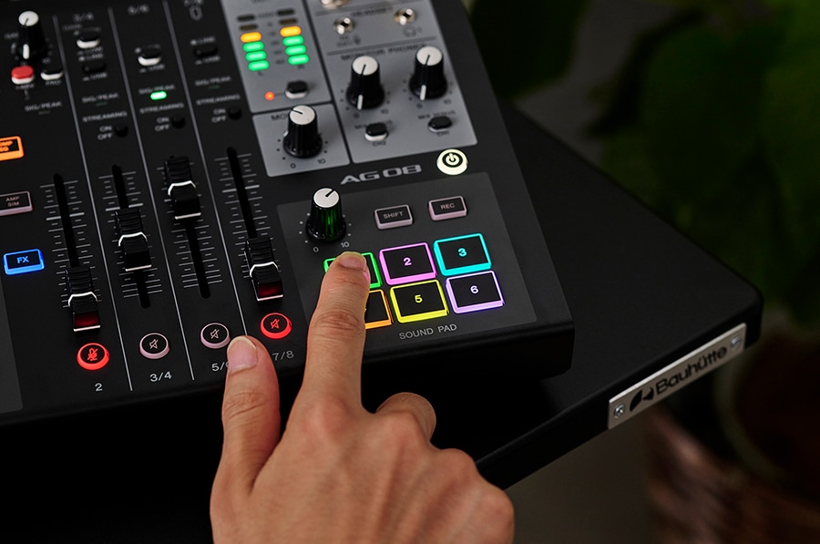 Yamaha Live Streaming Mixer AG08