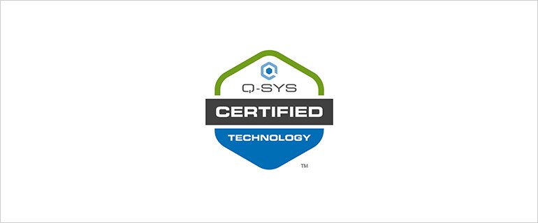 Q-SYS Certified Logo