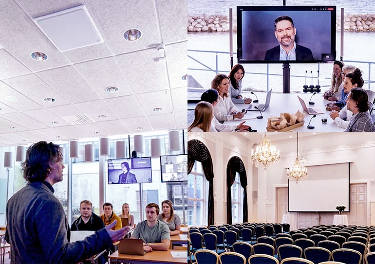 Extensive lineups covering rooms of all sizes, from input to output