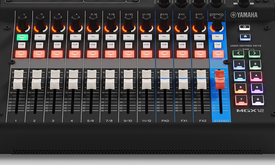 Yamaha MGX12: Potencia. Capacidad. Versatilidad.