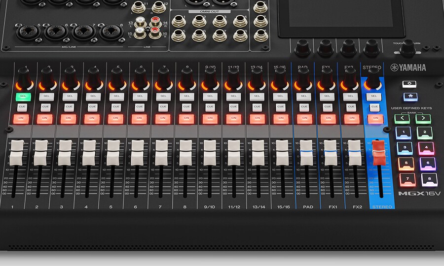 Yamaha MGX16V: Potencia. Capacidad. Versatilidad.