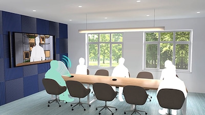 Illustration showing Auto Voice Tracking