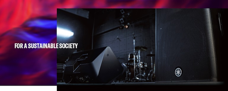 A live event using Yamaha loudspeakers.