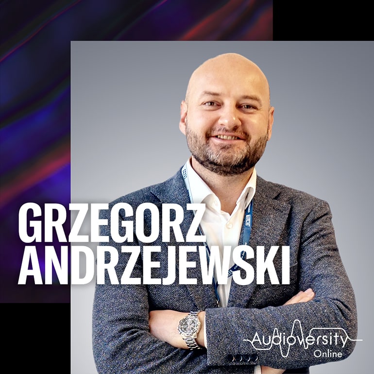 Image of an Audioversity Online learner Mr. Grzegorz Andrzejewski from Poland.